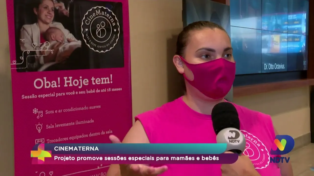 Ver Mais cinematerna: projeto promove sessões de cinemas para mamães e bebês