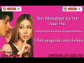Lagu Deewana Ko Pata Hai Lirik (Udit Narayan \u0026 Sadhana Sargam)
