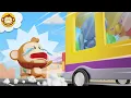 Download Lagu Kartun Anak | JANGAN DITIRU! Tata Lari-Larian Sampai Lupa Bus Sudah Datang 🙉🚌💨
