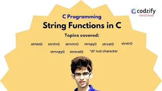 String Functions in C Programming - strchr strnchr strstr strcpy strncpy strcat etc