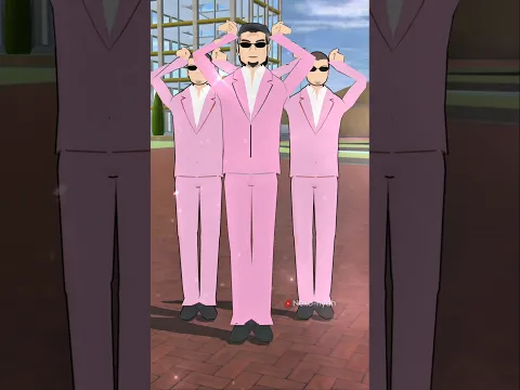 Pinky Yakuza did the Pinky Up dance 😆 #sakuraschoolsimulator #shorts #trending #viral #video #dance