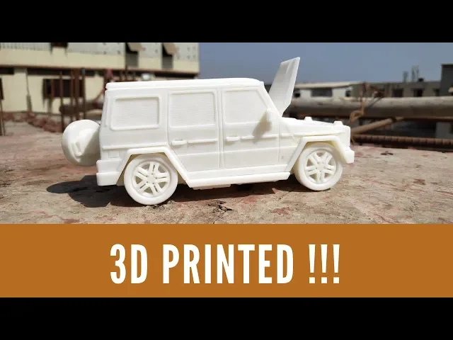 Foldable car Benz Gwagen video thumbnail