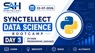 Synctellect Data Science Day 3 Python Programming Language