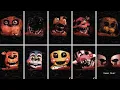FNAF 2 Game Over and Jumpscares Animation Compilation