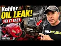 Riding Mower With Kohler Engine Oil Leak Here s the Easy Fix