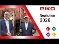 Lagu PIKO [V170] Modelleisenbahn Neuheitenvorstellung 2026 (G, H0, TT und N)