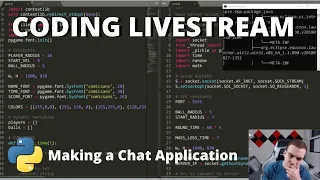 Coding Livestream - Creating an Online Chat App w Python