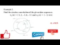 10 Circular convolution of two sequence using circle method example 2 DFT AL AMIN