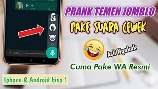 cuma pake wa original cara mengubah suara voice note cowok menjadi cewek molukukus tutorial