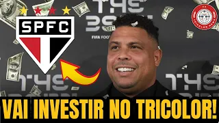 MUITA GRANA! RONALDO ABRE A CARTEIRA E VAI INVESTIR NO TRICOLOR! NOTÍCIAS DO SÃO PAULO HOJE!