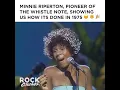 Lagu 🎤✨ MINNIE RIPERTON’S WHISTLE NOTE WILL LEAVE YOU SPEECHLESS! (1975) 🎶🔥