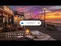 Sunset Boardwalk by the Sea 8 Hours of Relaxing Coastal Ambience & Soothing Music