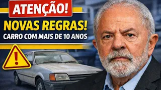 Comunicado traz novas orientações para quem possui veículos com mais de 10 anos de idade