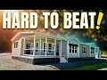Gonna be TOUGH to TOP this mobile home Seriously has EVERYTHING Prefab House Tour