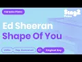 Download Lagu Ed Sheeran - Shape Of You (Piano Karaoke)
