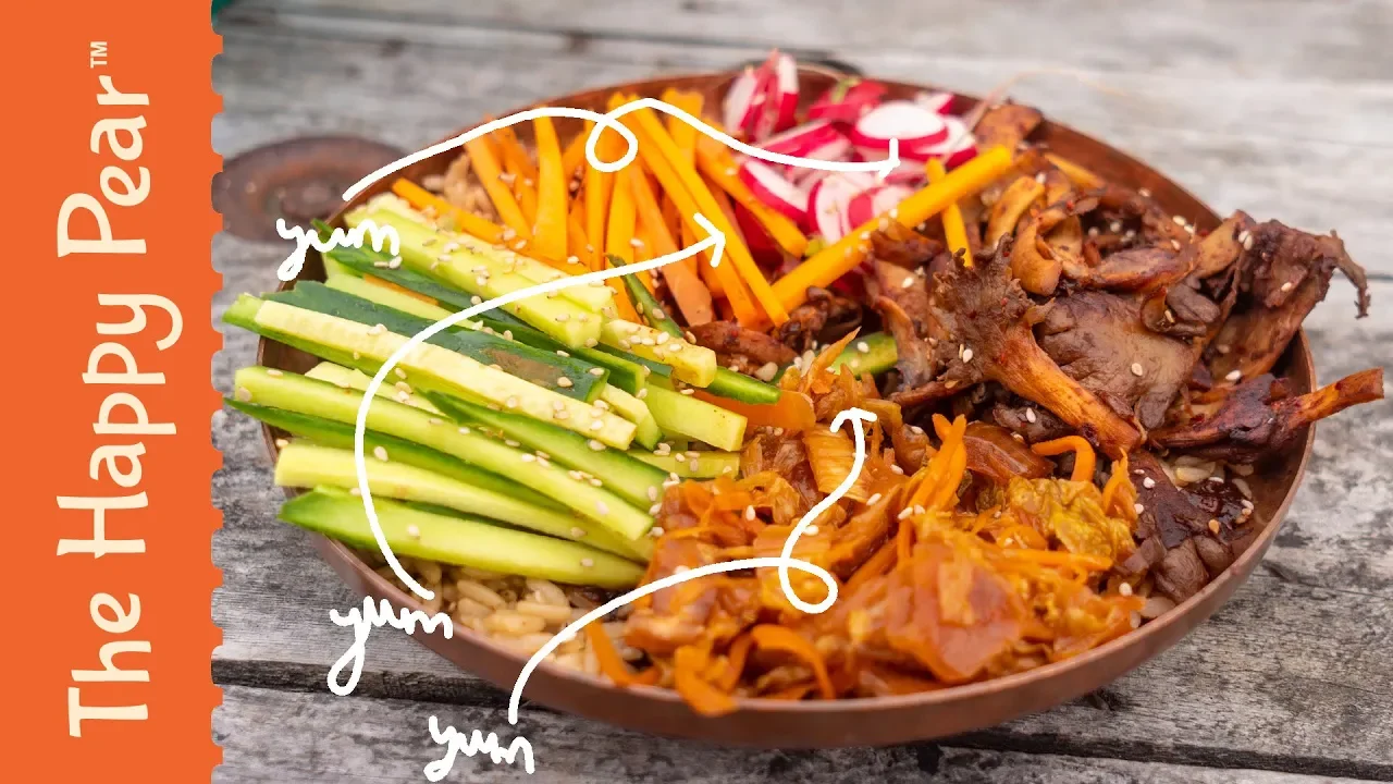 KOREAN BIBIMBAP VEGAN RECIPE   THE HAPPY PEAR