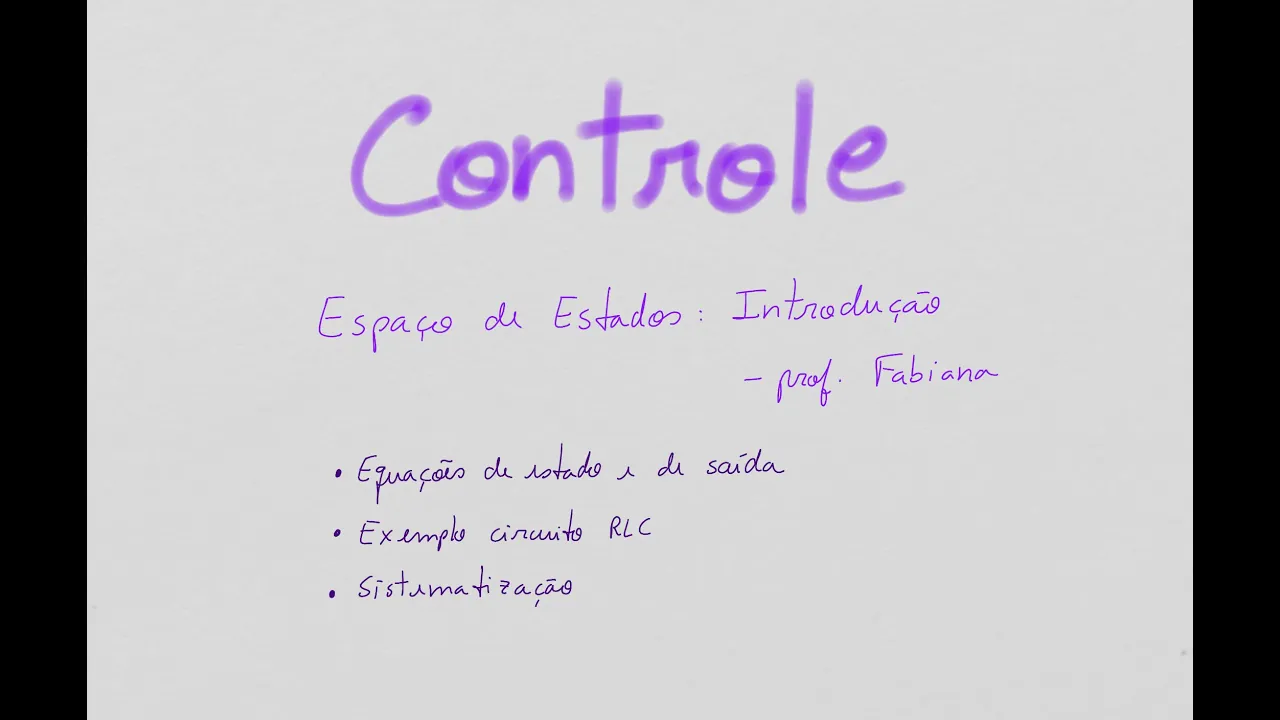 Espaço de Estados - Introdução e Exemplos