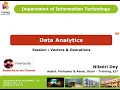 Session - 7 Vectors Operations