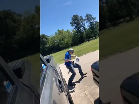 Train horn pranks gone wrong! #loud #trainhornprank #trainhorn #scare #hornblasters