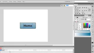 Adobe Flash Tutorial Basic Button ActionScript 2 3