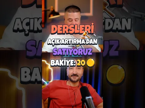 Okullar Açılıyor⏰Dersler Açık Artırmada!