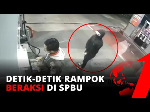 Nekat! Detik-detik Perampokan di SPBU Bandung, Pelaku Todongkan Senjata ke Pegawai | tvOne