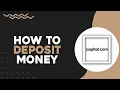 How To Deposit Money In Capital com Easiest Way