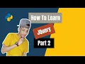 How to select HTML elements using JQuery