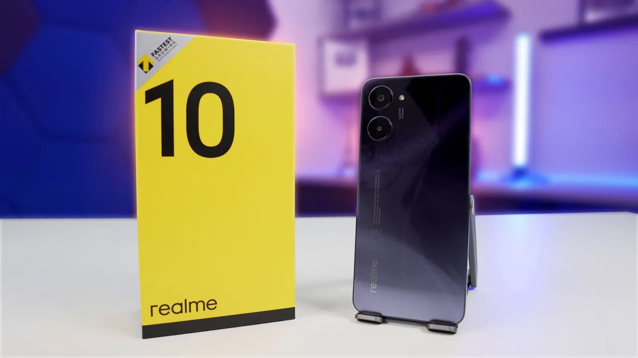 O NOVO REALME 10 tá Lindo Demais com Tela Amoled e Câmera de 50mp