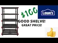 craftsman shelve 40-in W x 24-in D x 72-in H 5-Tier Heavy Duty Plastic Utility Shelving Unit REVIEW