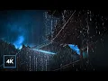 Download Lagu Heavy Rain on Japanese Temple | Sleep to Rain Sounds all Night, Relieve Insomnia