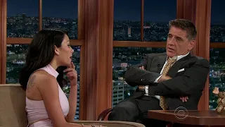 Late Late Show with Craig Ferguson 2014 David Arquette Inbar Lavi