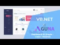 VB NET - Dashboard UI Simple Animation GunaFramework