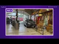 Car crashes into Factoria mall after driver suffers medical emergency