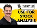 How To Use Manus AI For Stock Analysis 2026 Guide