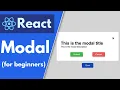Make a Modal in React using Hooks Click Outside Beginner Tutorial