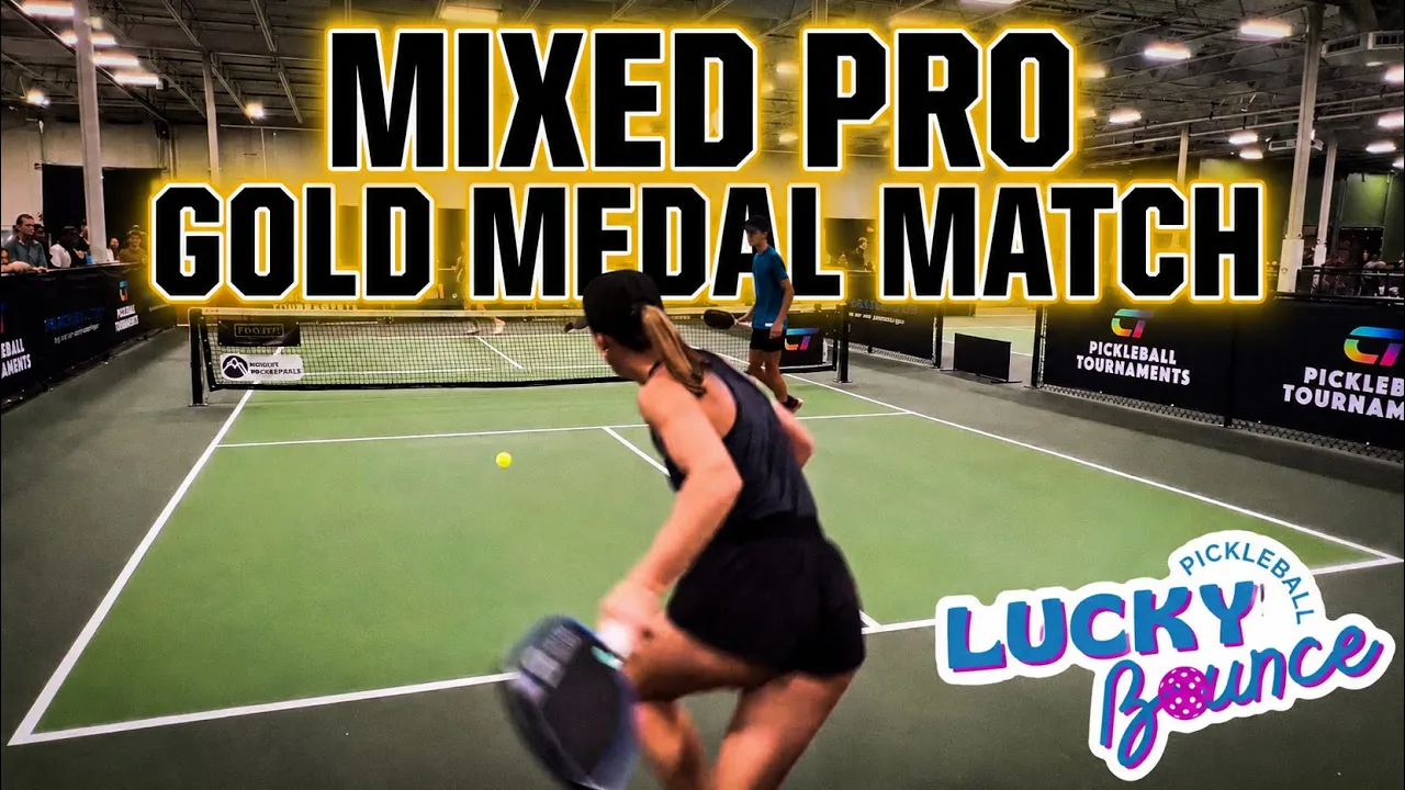 Mixed Pro Gold Medal Match CT summer kickoff Pickleball tournament 