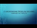 3 HackerRank Problem Solving Compare the Triplets