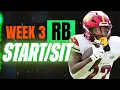 Download Lagu Week 3 RB START/SIT Every Match Up Analysis 🚨 MUST-Play \u0026 MUST-Bench Players (2025 Fantasy Football)