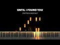 Download Lagu (Synthesia) Until I Found You - Stephen Sanchez | Piano Cover by Seander Alfonsus