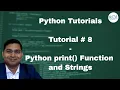 Python Beginner Tutorial - Python print function Python string formatting