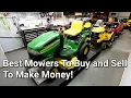 Best Riding Mowers Zero Turns to Flip for Profit - Top Models That Sell Fast and Make Big Money