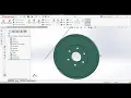 How to design a Flywheel in solidworks For beginners students New Technology Tutorial
