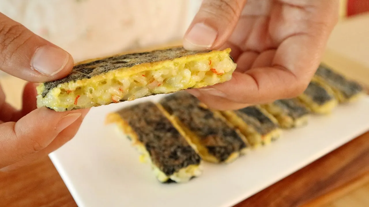 초간단 납작 김밥전