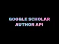 Web Scraping Google Scholar Articles to CSV with Python SerpApi