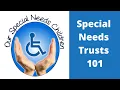 Special Needs Trust 101 Understanding how to use and not use a special needs trusts