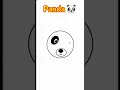 Python turtle awesome art of panda