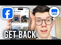How To Get Facebook Marketplace Back - Full Guide