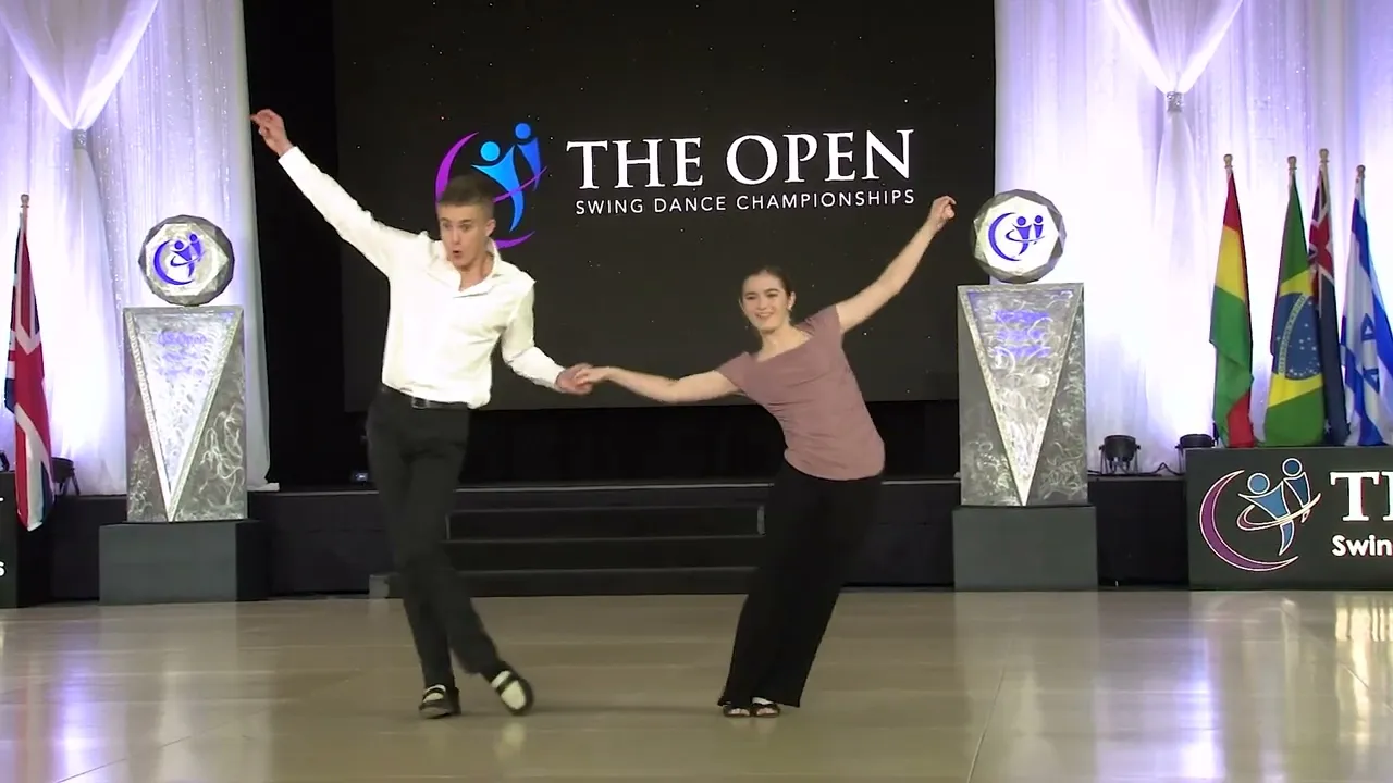 Kelsten Hudson and Abigail Hodges - 3rd place Young Adults - The Open 2023