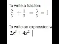 Write Math Expressions using Equation Editor in Google Docs